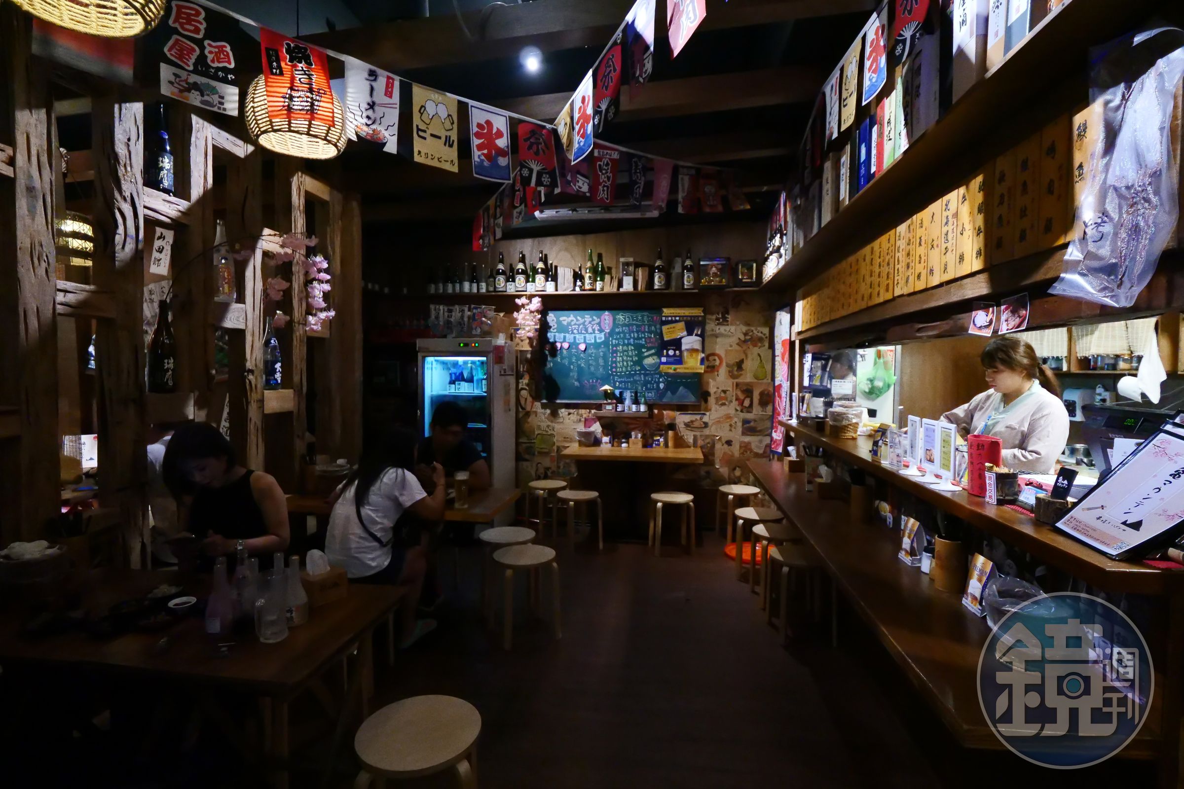 店面不大，卻有著很好的用餐氛圍。