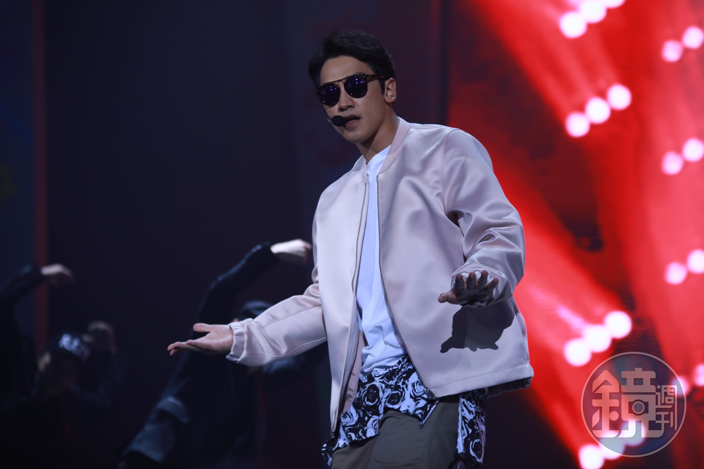 Rain在見面會以〈Hip Song〉精彩開場，舞技攝人。（傲世娛樂提供）