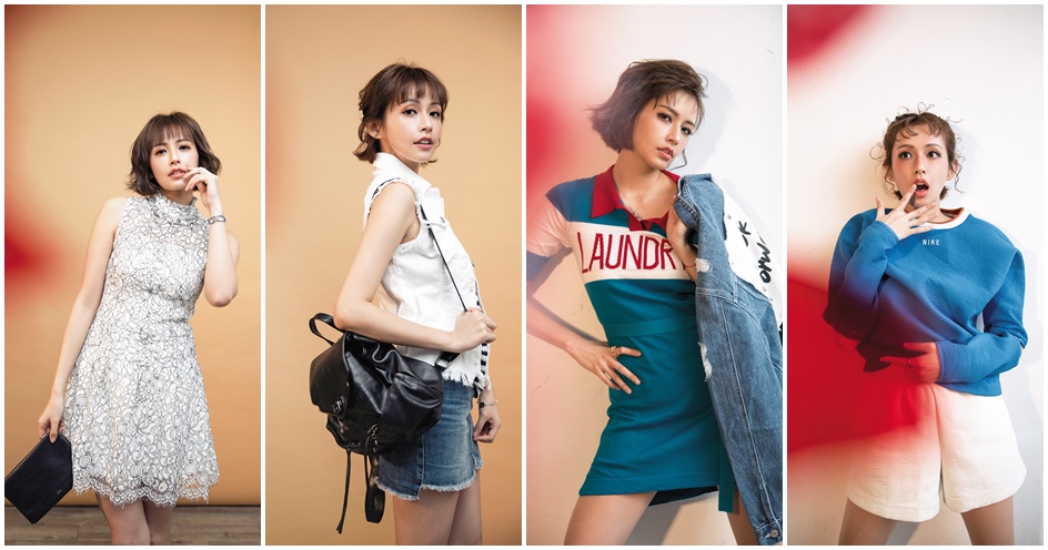 袁艾菲是個很懂自己的人。她知道自己身材優缺點，懂得平肩、圓身的體型只能露腿；也知道自己個性懶，有時候潮流真的跟不到，那就少出門、穿穿運動服。