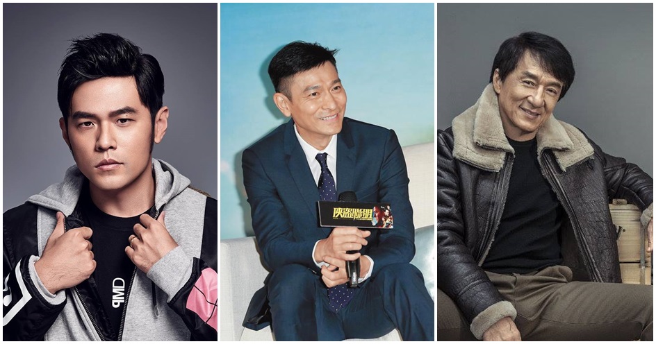 藝人經常為了節省時間而租用私人飛機趕工作行程，周杰倫（左起）與劉德華也都是私機派，而成龍則是自購私人飛機，方便出入各地使用。  