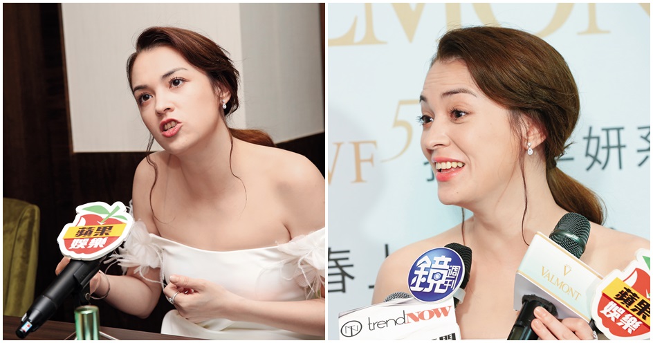 細看張榕容抬頭時的紋路，不知道對不對得起邀她代言抗皺的品牌；而這些細紋，又抑或僅是張榕容與品牌之間故意安排的逆向操作。