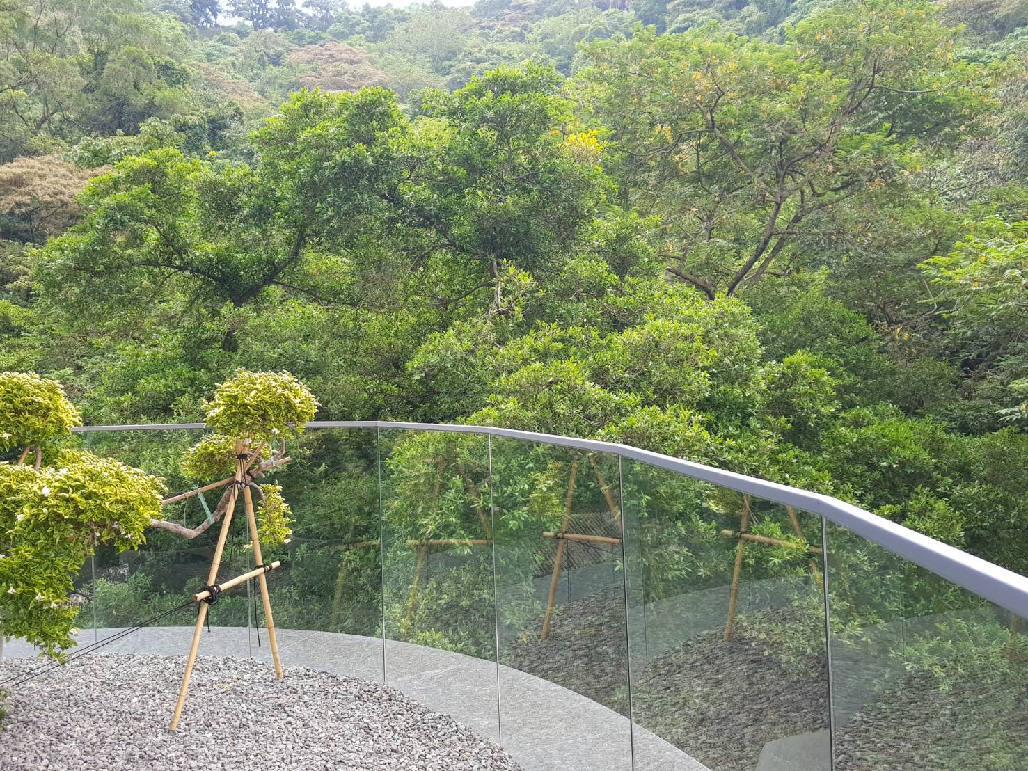ade12賣的是「無價窗景」，戶戶有直接能觸摸到象山原生樹種的大景觀陽台。