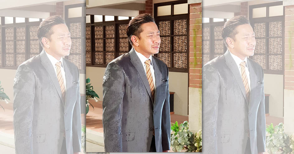 江俊翰為戲吃胖、化老妝。（民視提供）