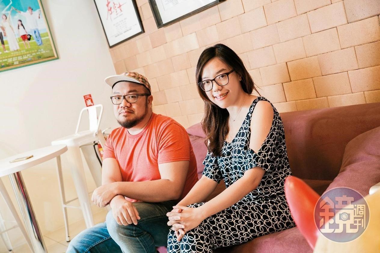 葉天倫(左)與葉丹青(右)2年前與國際串流平台Netflix洽談,開創台灣先例。