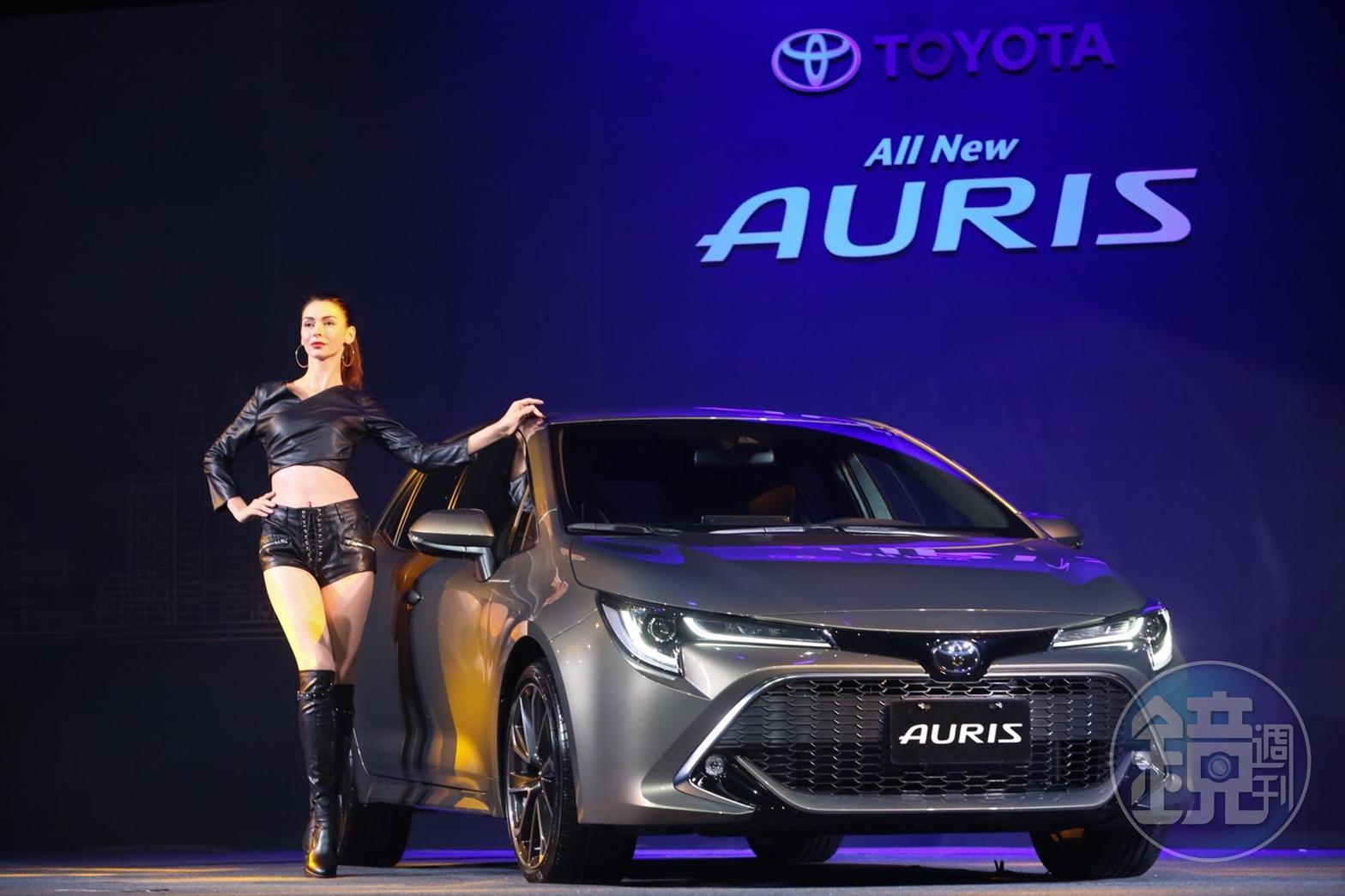 被喻為掀背神車的豐田（Toyota）Auris，今（10日）正式在台發表。