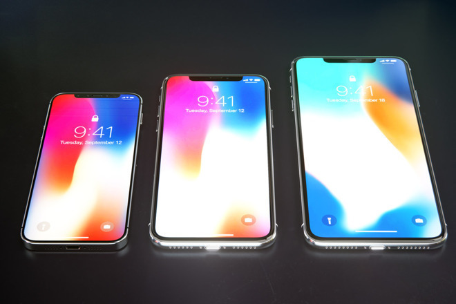 新iPhone有OLED和LCD版本共3款機型，正面延續瀏海機設計，功能僅小幅升級。（翻攝自威鋒網）