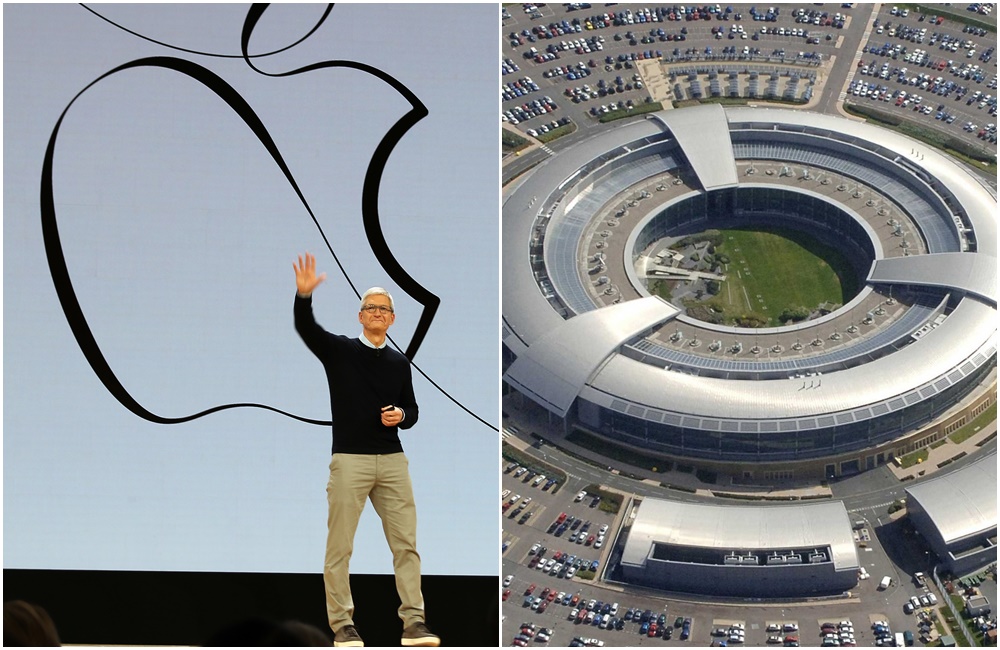 蘋果公司執行長庫克將在美國加州庫比蒂諾總部Apple Park發表新iPhone。（左圖取自東方IC、右圖取自香港矽谷網站）