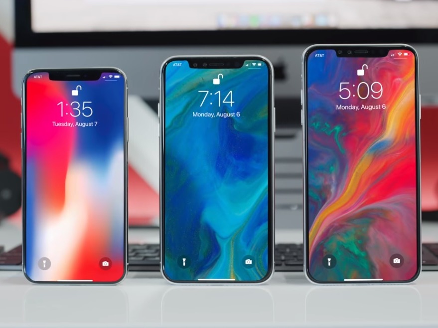 新iPhone有OLED和LCD版本共3款機型，正面延續瀏海機設計，功能僅小幅升級。（翻攝e-zone）