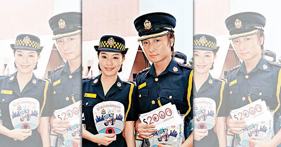 方力申(右)是鄧麗欣在港傳了10年的「金童玉女」戀情,但兩人公開分手、並且聲淚俱下。(東方IC)