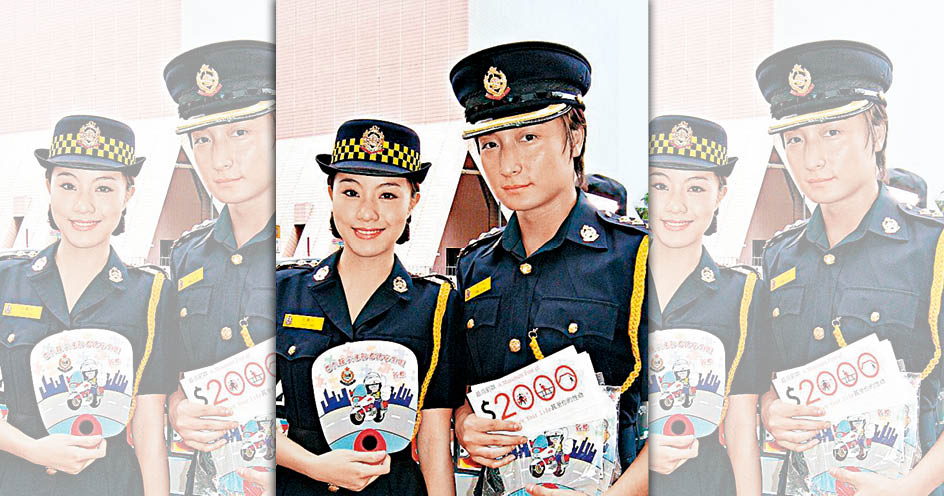 方力申（右）是鄧麗欣在港傳了10年的「金童玉女」戀情，但兩人公開分手、並且聲淚俱下。（東方IC）