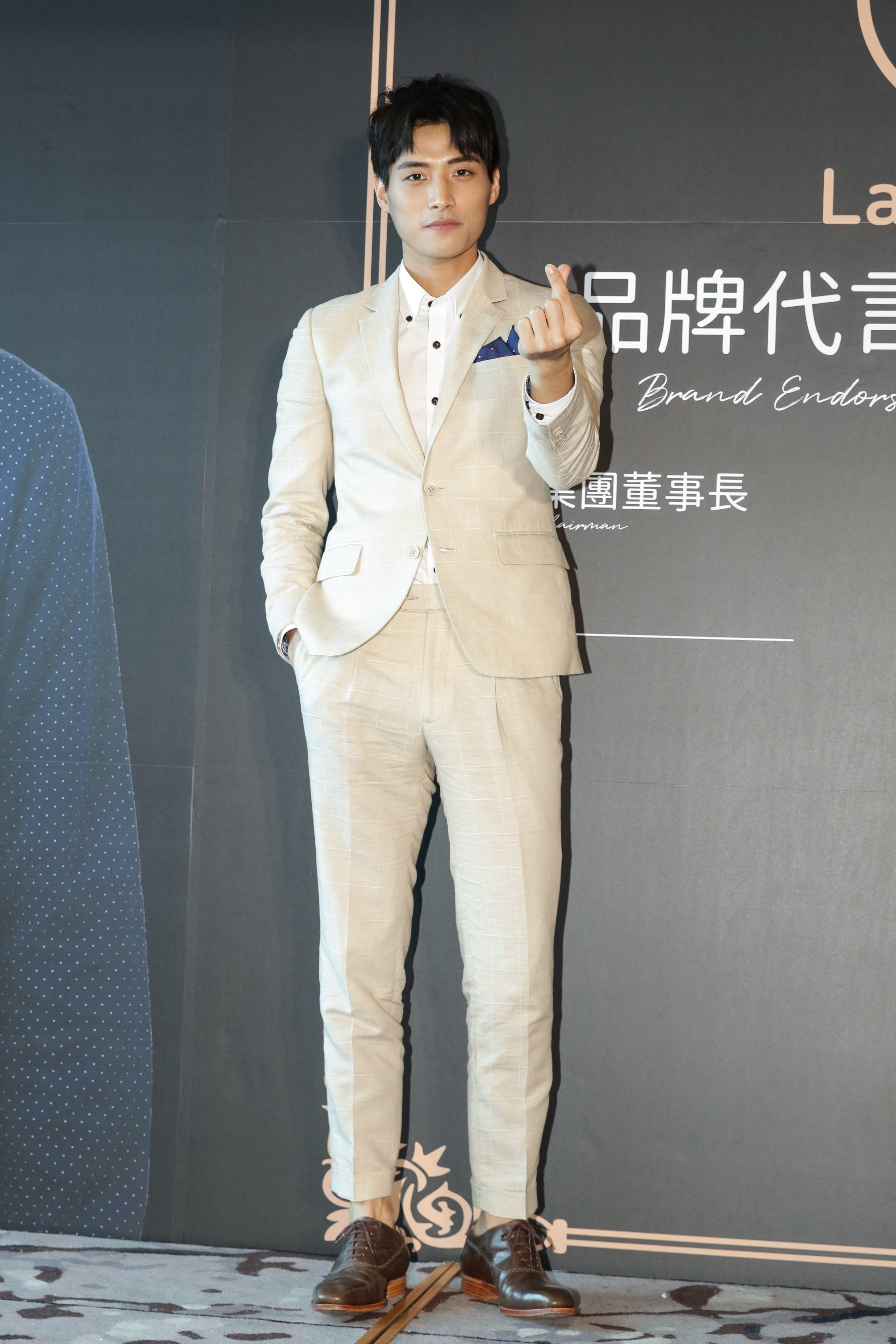 陳彥名身材纖瘦,但是吃素讓他不容易長肉。