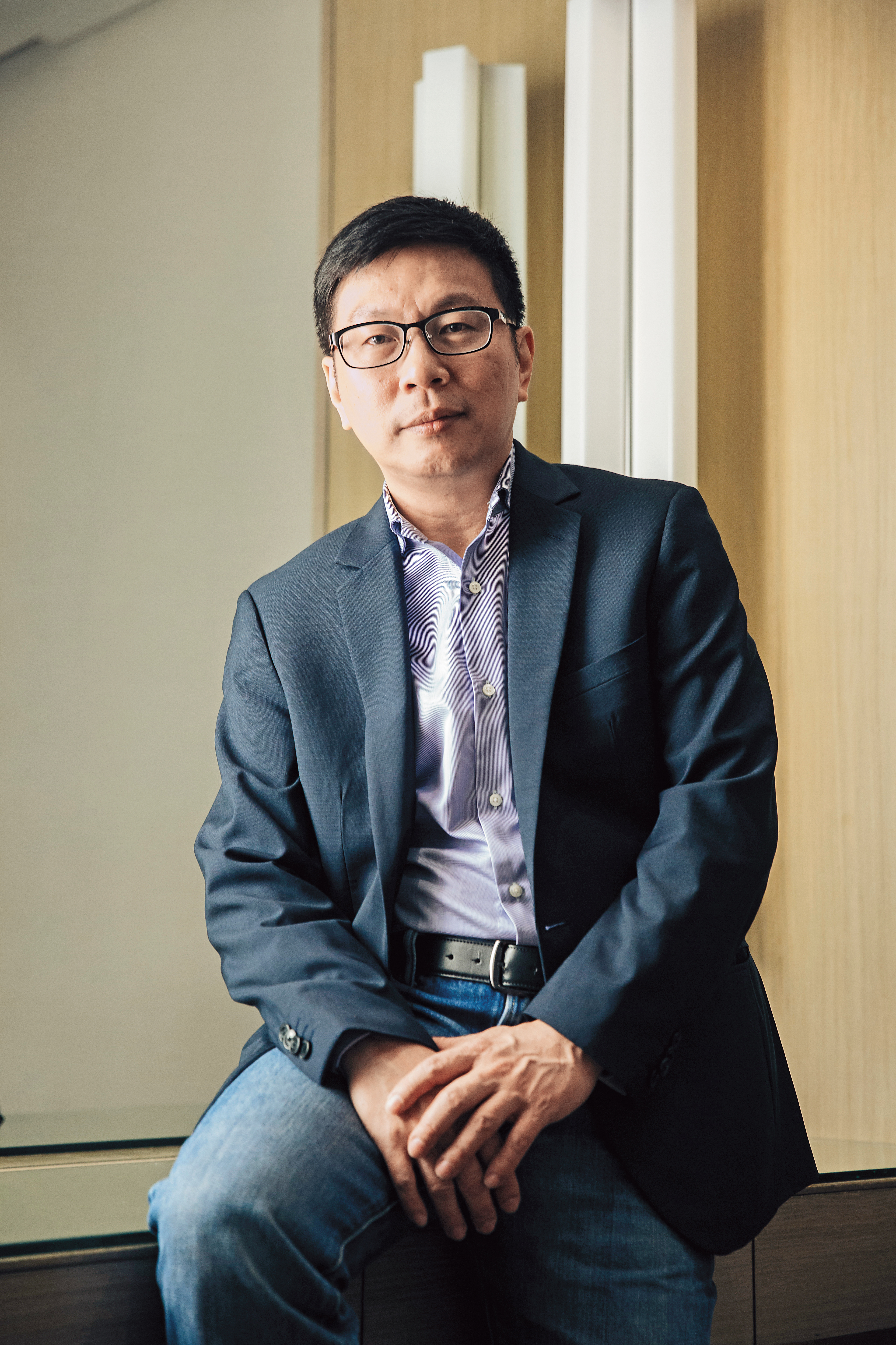 中國音樂世界集團CEO霍紹文來台出席金曲獎論壇,分享演出製作與節目IP代理心得。