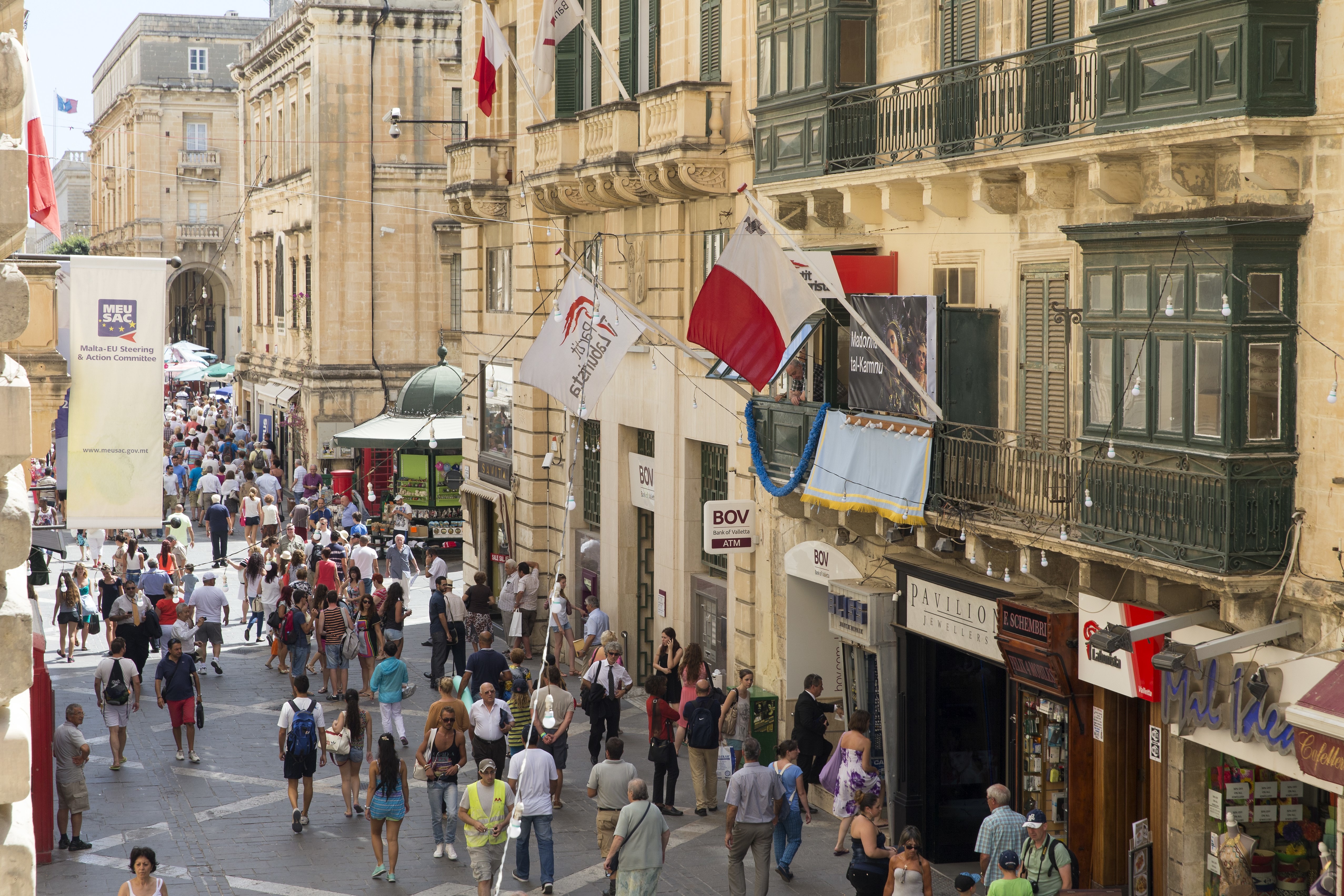 地中海小島國馬爾他成「黃金簽證」新熱點，圖為馬耳他共和國迷人風光。（東方IC）