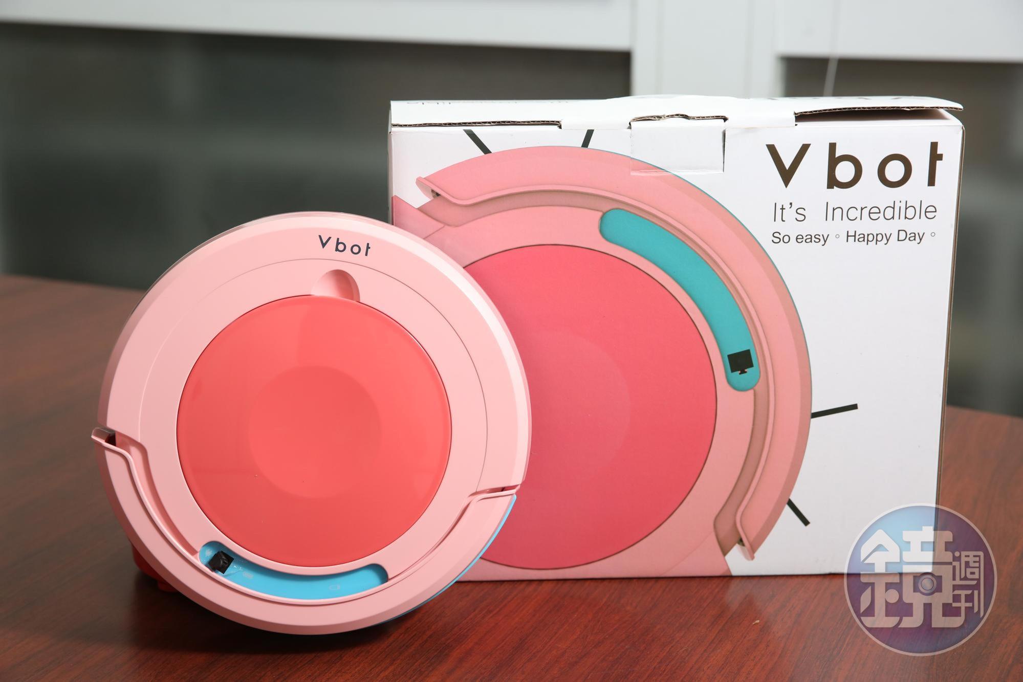松騰除了幫國際品牌代工,也做自有品牌Vbot,機型為業界最多。(Vbot R8 果漾機,4280元/台)