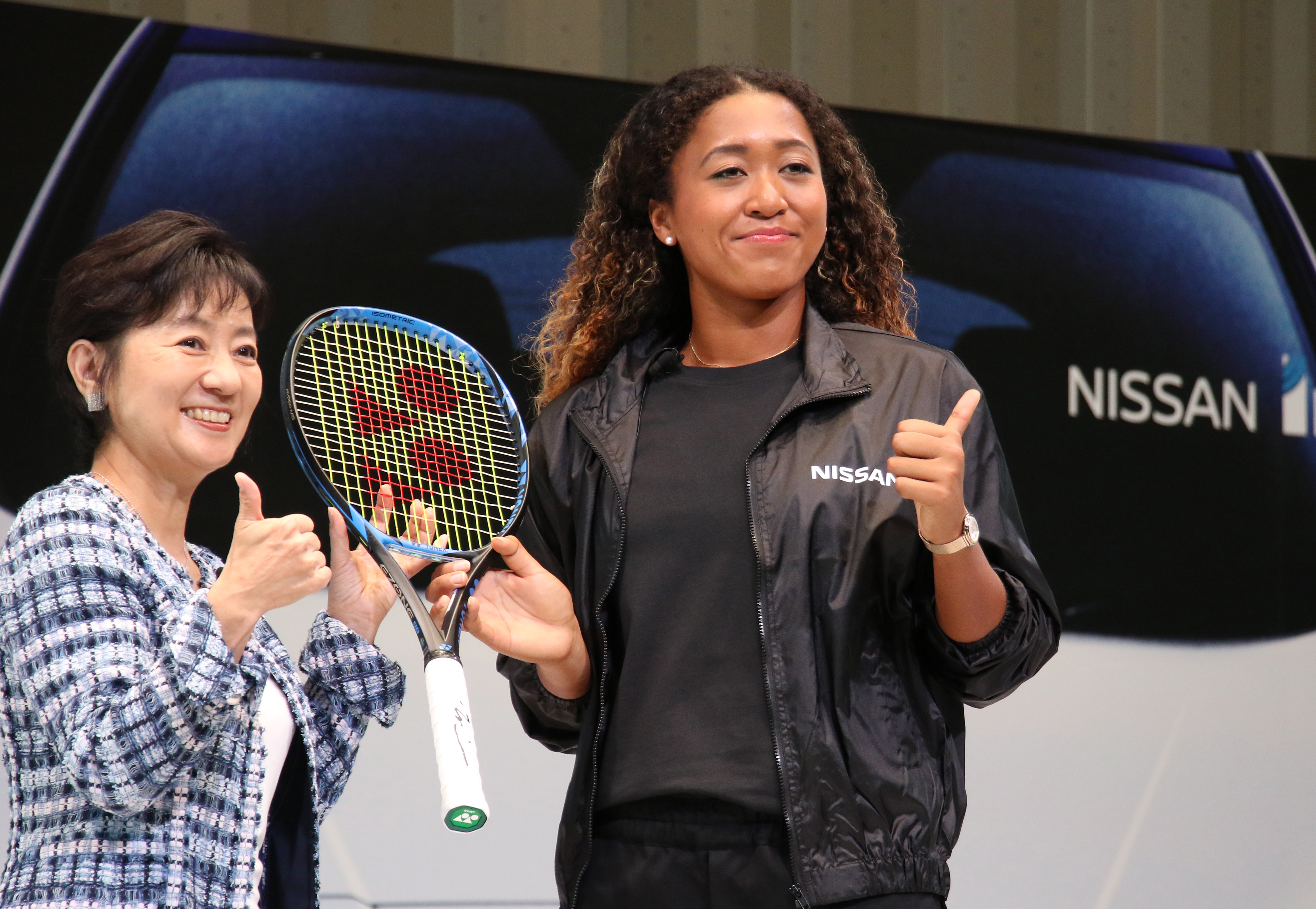 大坂直美的謙沖有禮擄獲了日人的心。（東方IC）