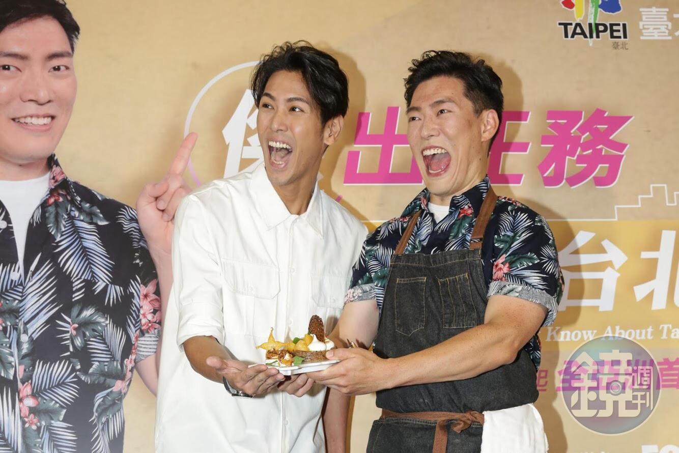 Jason Wang(右)與陳德烈因愛好下廚而建立好交情。