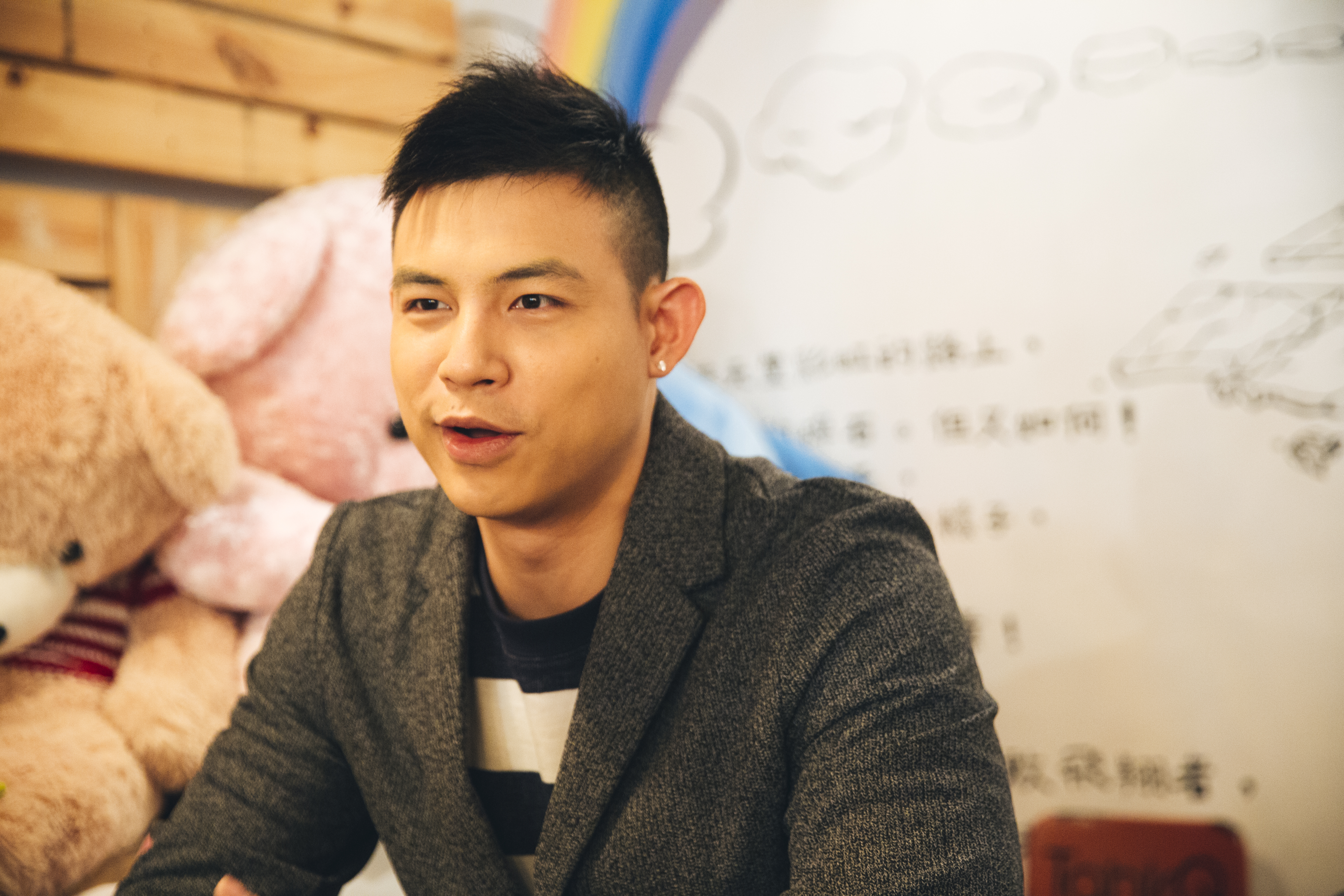 趙勁皓有意來移民台灣，在這邊開他最在意的健身房生意。