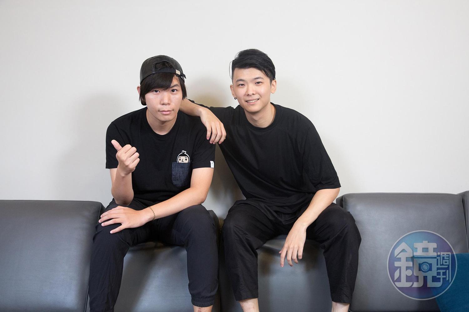 微疼（左）跟Pony（右）兩人認為酸民言論於需在意，做自己最重要。