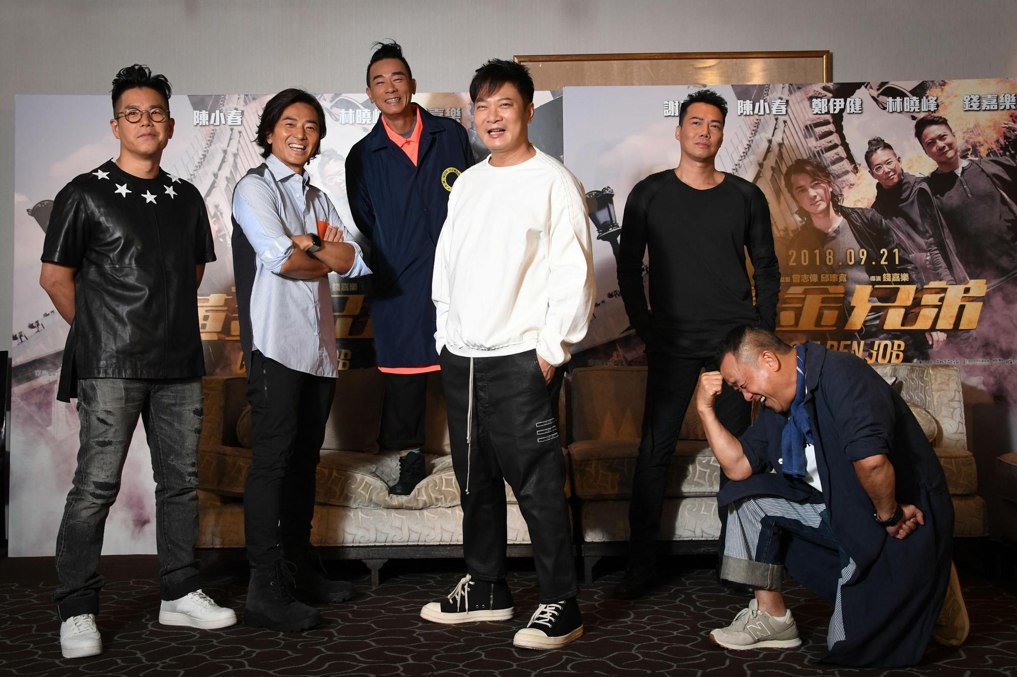 《古惑仔》系列電影演了那麼多年，五位主演感情很好。（寬魚國際提供）