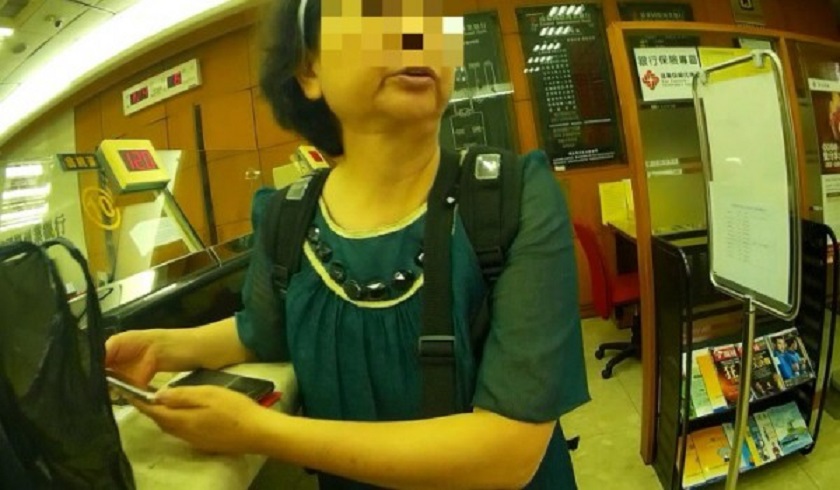 莊婦最後恍然大悟,感謝警方及行員勸阻及時保住老本。(警方提供)