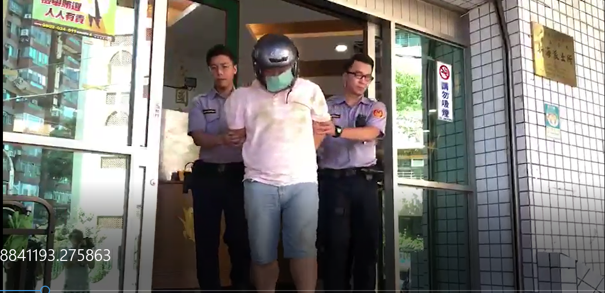 吳姓男子訊後遭警方移送偵辦。（翻攝畫面）