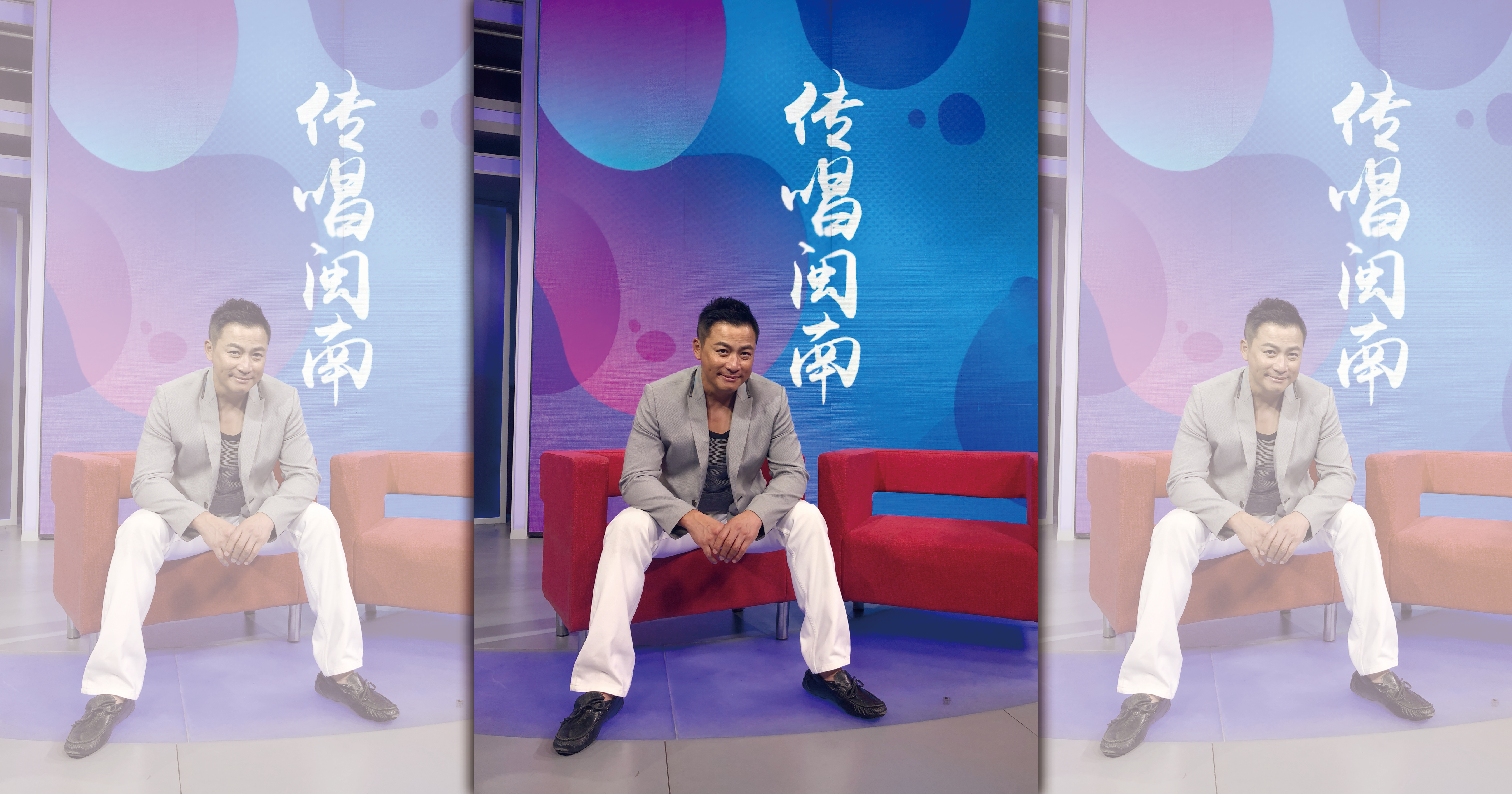 江宏恩在廈門唱起〈飛龍在天〉特別有感觸。（艾迪昇提供）