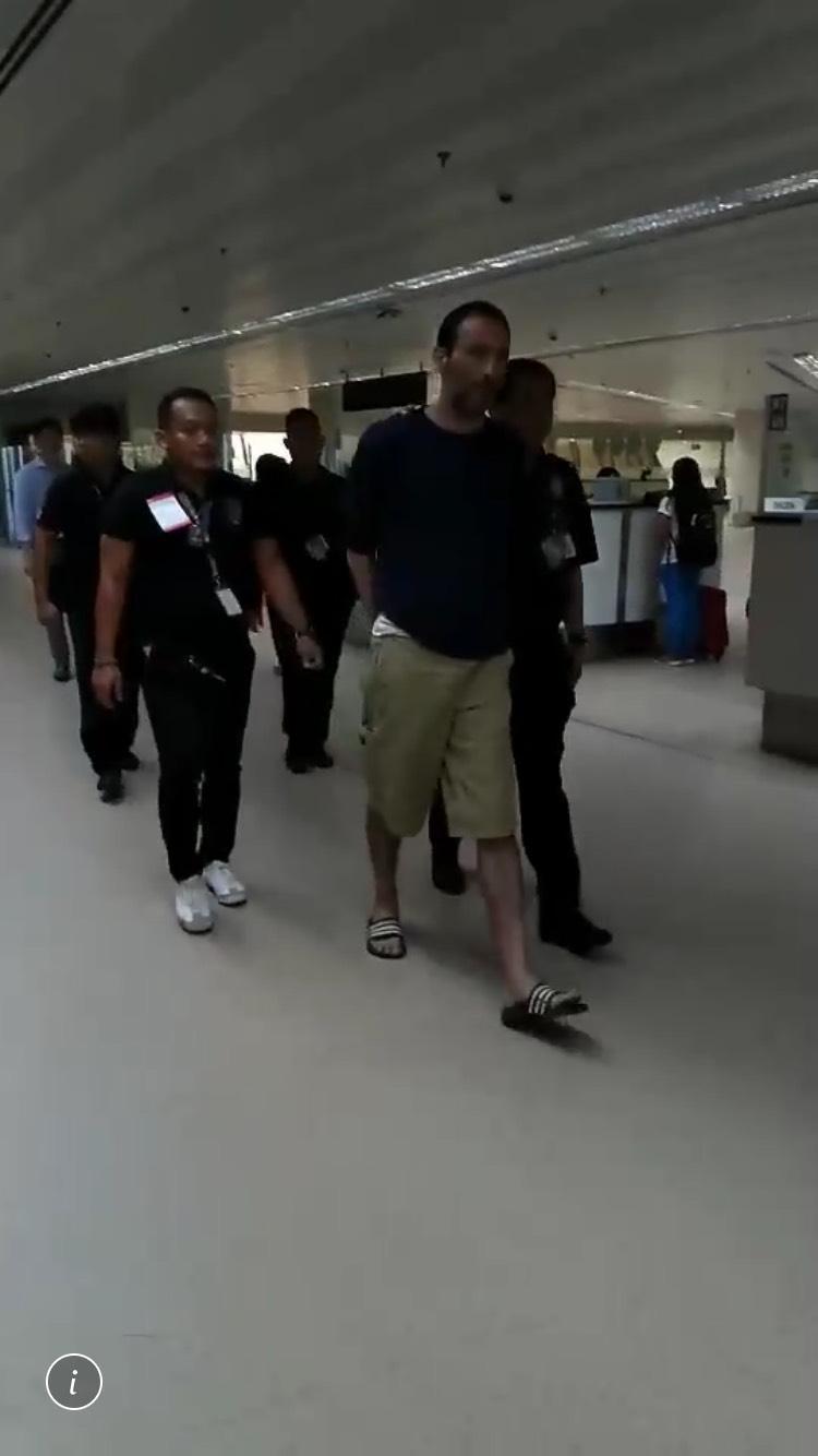 經台菲溝通後確認符合引渡條件,孫嫌遭菲律賓遣返回台受審。(刑事局提供)