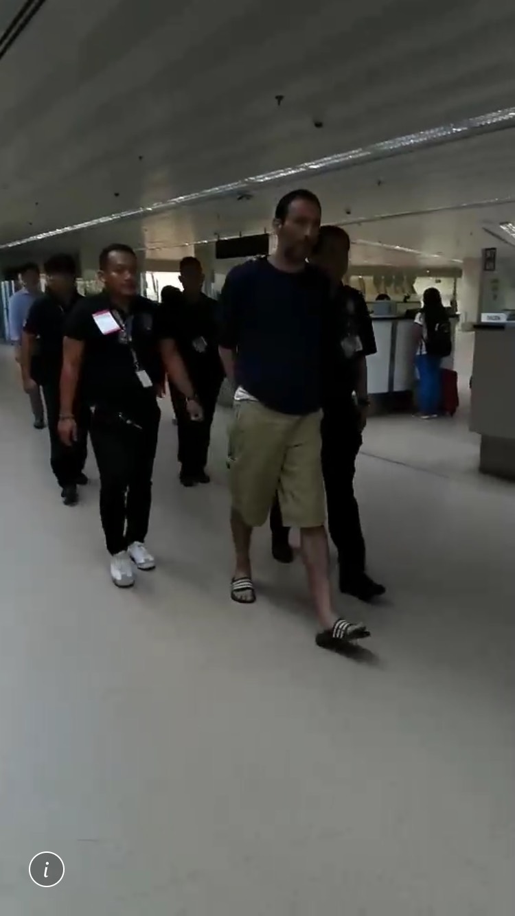 經台菲溝通後確認符合引渡條件,孫嫌遭菲律賓遣返回台受審。(刑事局提供)