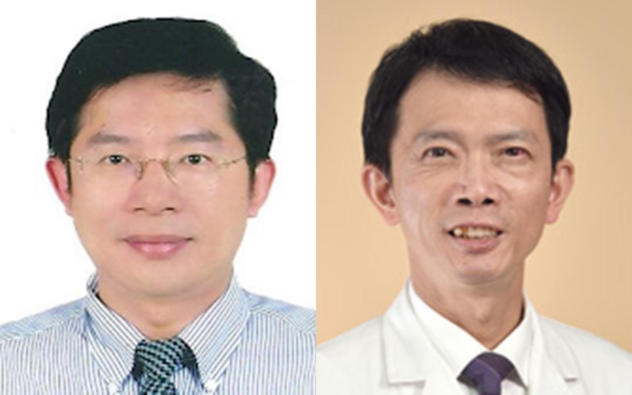 張文瀚(左)是現任馬偕醫院副總院長,兼任急診部主任。葉宏一(右)是現任馬偕醫院副總院長,也是心臟內科專科醫師。