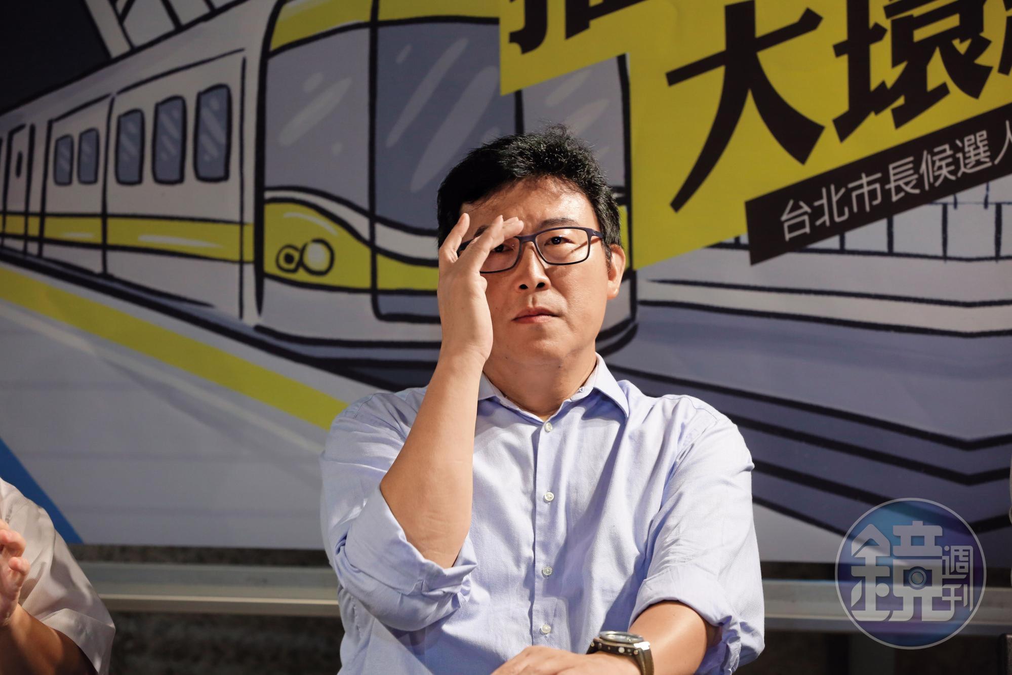 募款不順利的姚文智向民進黨中央要求金援，黨主席蔡英文有條件同意。