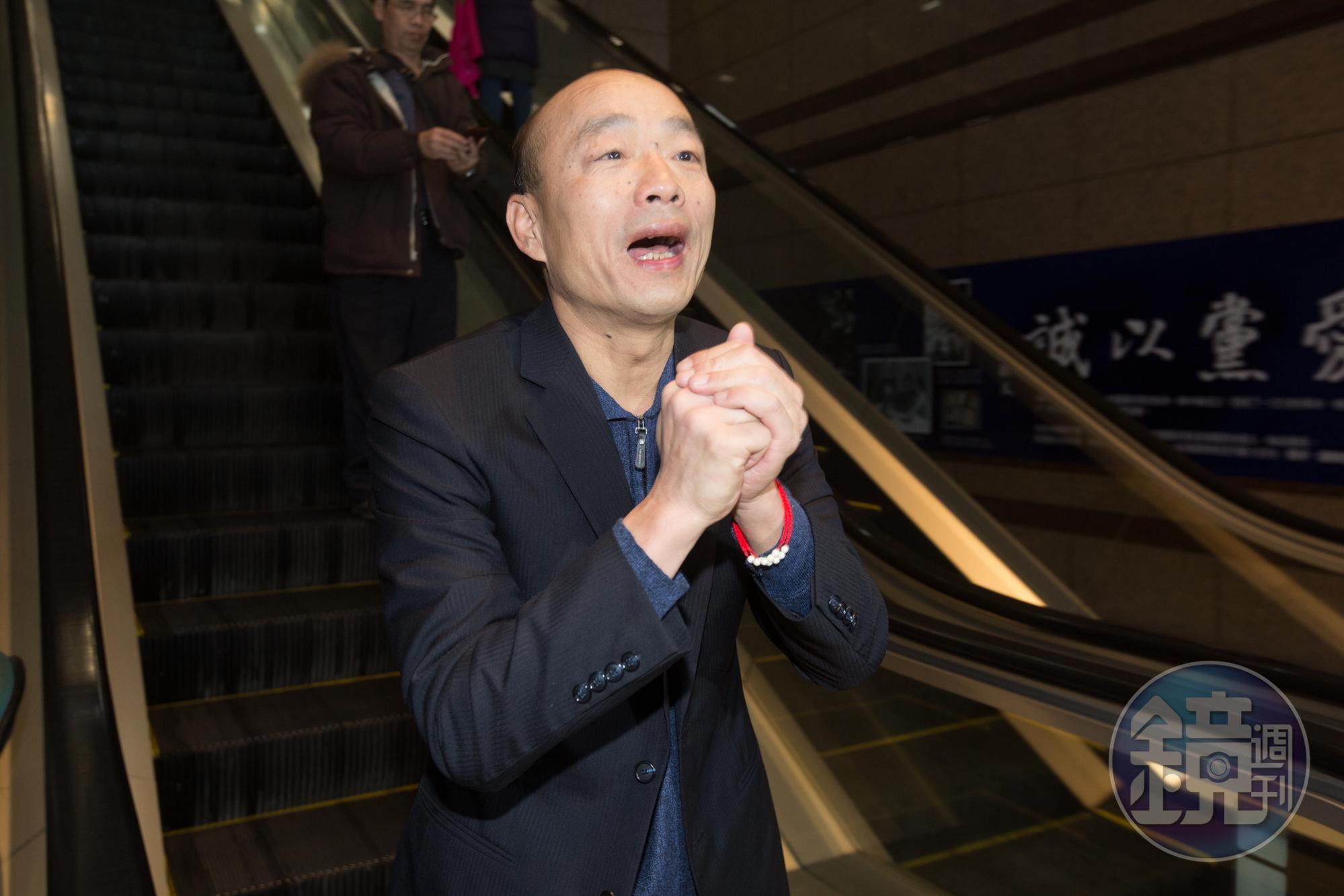 高雄市前議長許崑源宣稱韓國瑜宣布參選以來，各項民調的支持度持續上升。