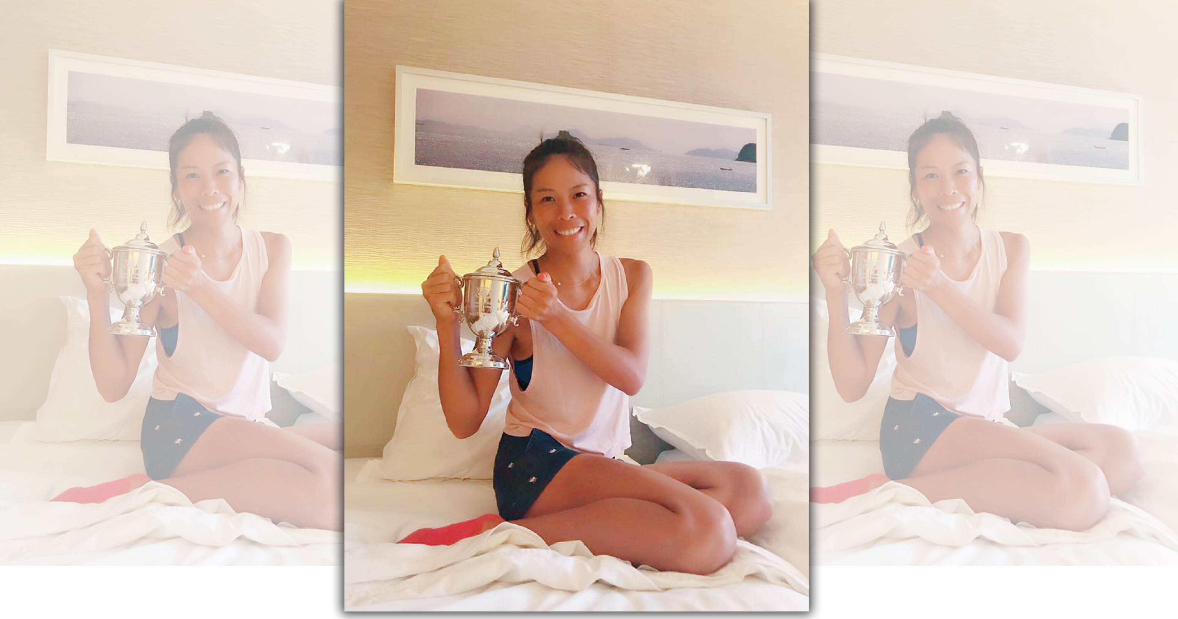 台灣網球好手謝淑薇，在前往南韓公開賽的途中意外掉了球拍袋。她在臉書上請求若有網友剛好從羽田機場去首爾能幫忙帶過去，並會有600美元（約台幣1萬8）的感謝金。 （翻攝謝淑薇臉書） 