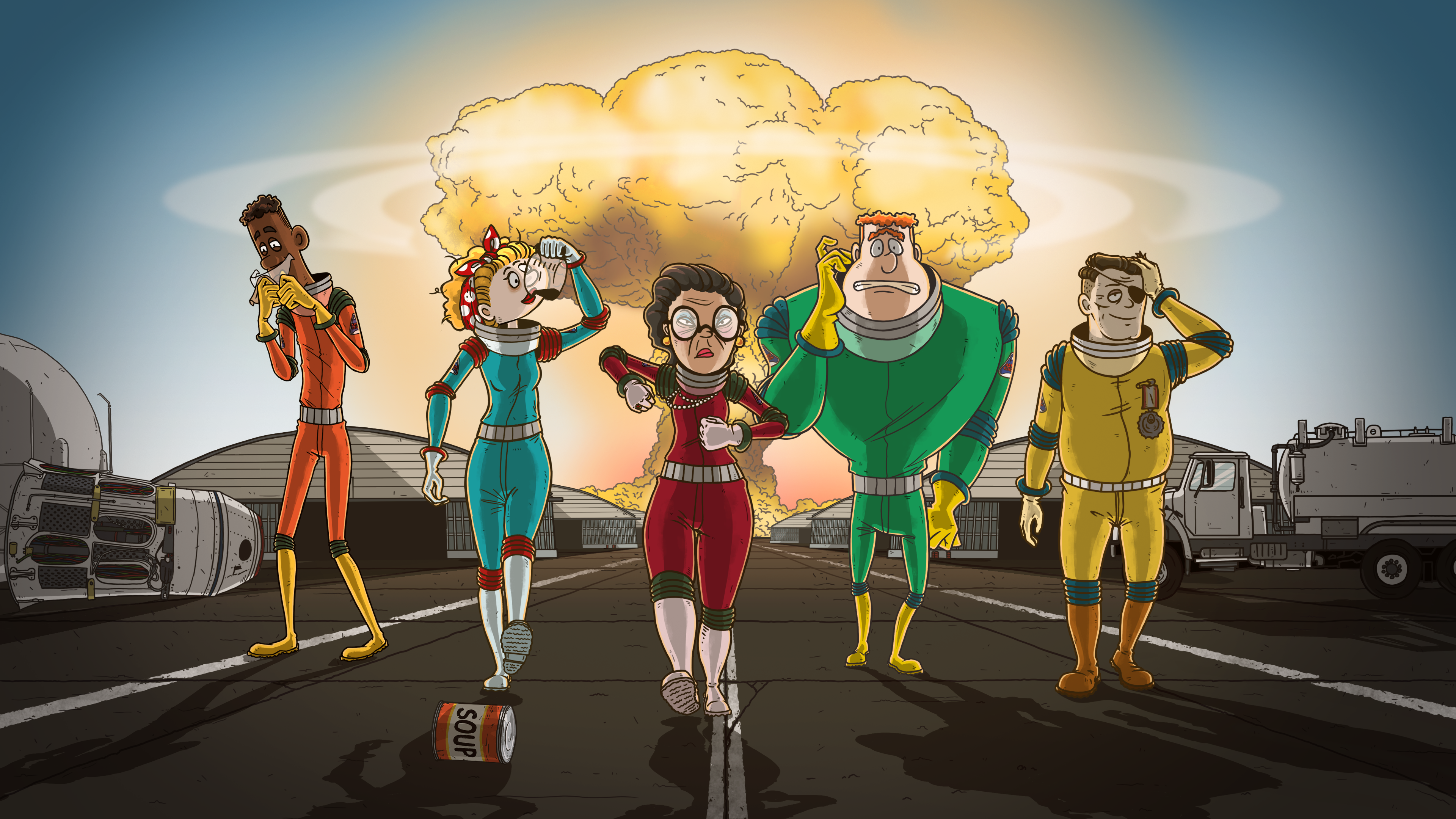 《60 Seconds!》推出續作，將餘災求生搬上外太空（圖片來源：官方）