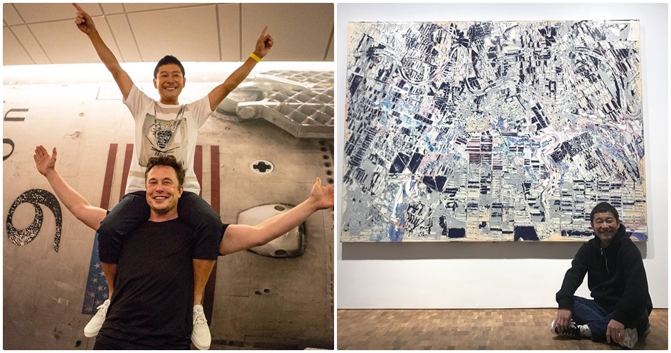 日本富豪前澤友作成為SpaceX大型火箭繞行月球計畫的第一位乘客。（翻攝自前澤友作IG）