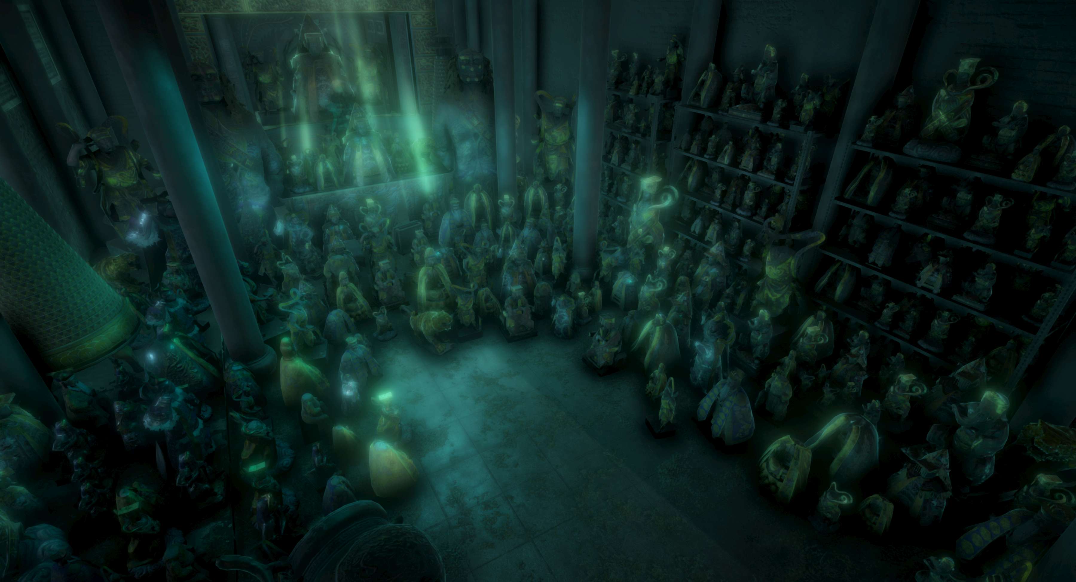 程偉豪今年唯一台灣作品《恐怖廟宇》延續擅長的台灣靈異元素。（高雄電影節提供）