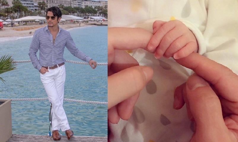 郭富城坦言過五十才當爸，很感恩上天腸給他一個女兒。（翻攝自郭富城、方媛微博）