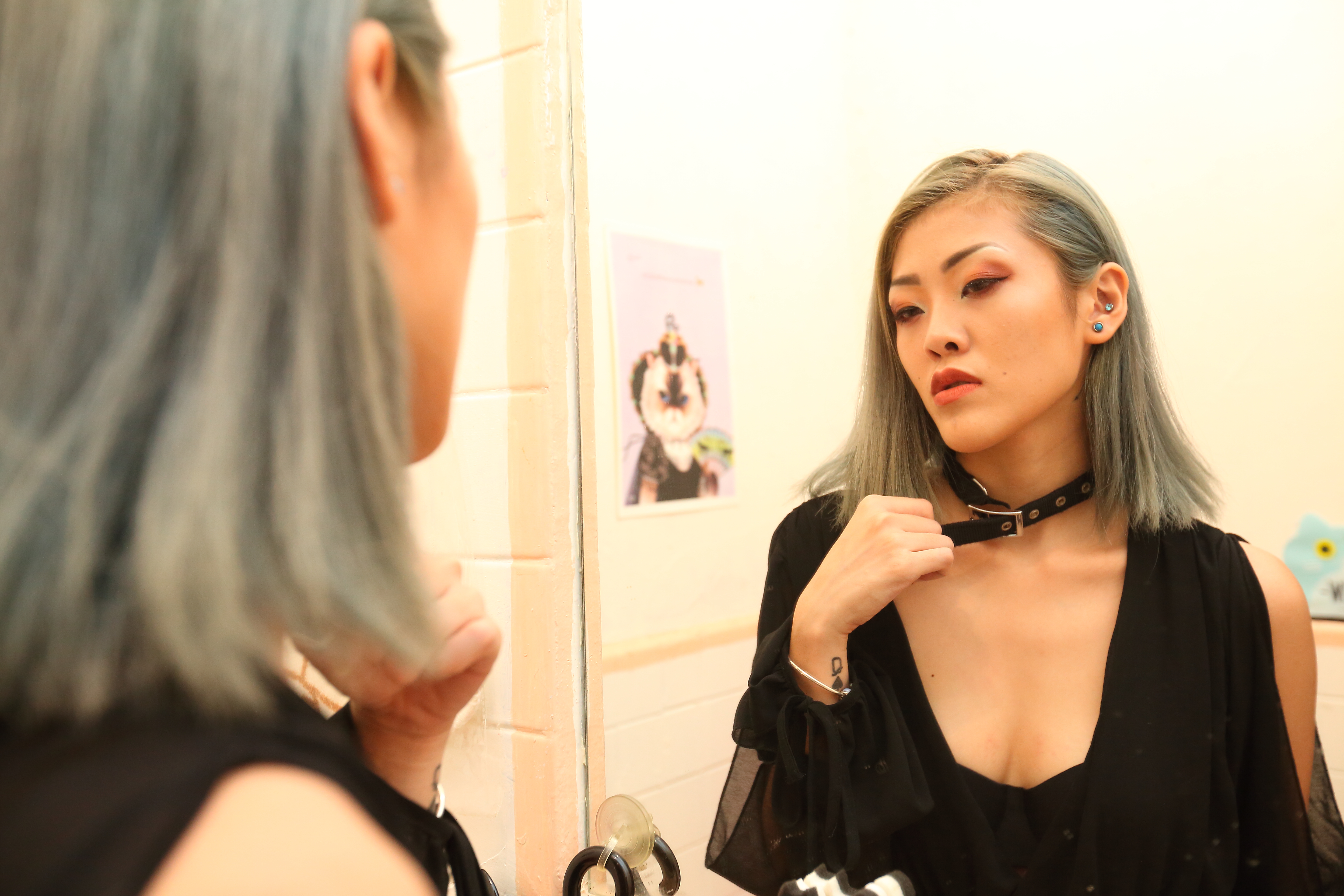 趙小光一開始只是想兼職當外拍模特兒，賺外快。沒想到後來變成SM圈中的冰女王。