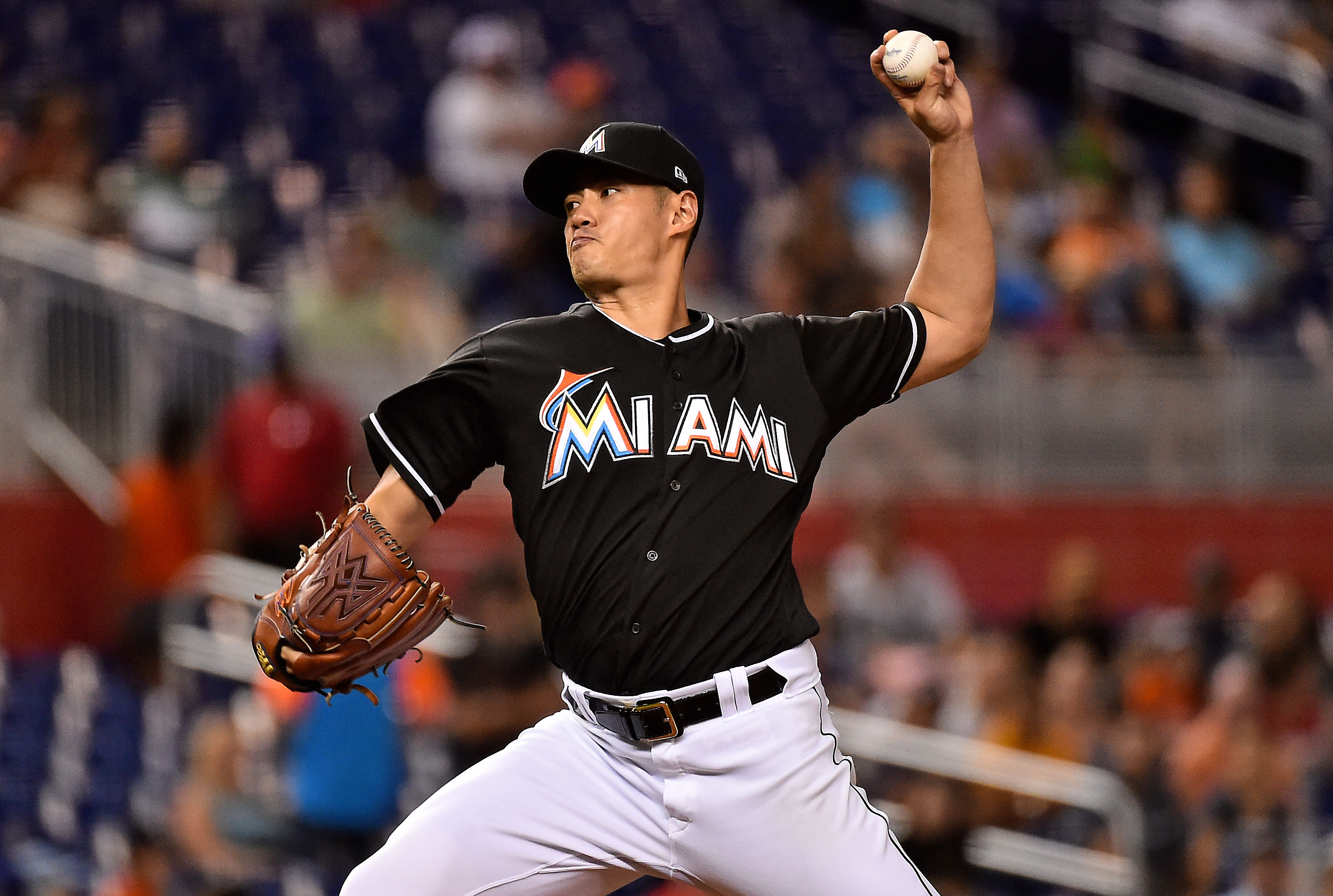 今天陳偉殷投了45顆四縫線速球，只造成對手3次揮空，而且完全集中在這場比賽的前9球！（東方IC）