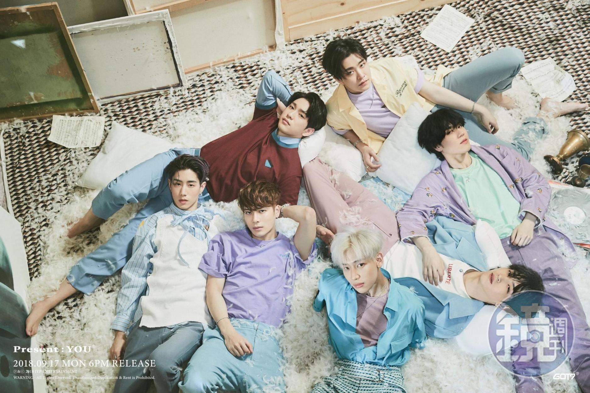 GOT7特別為中國師弟團BOY STORY錄製出道祝賀影片。（翻攝自GOT7臉書）