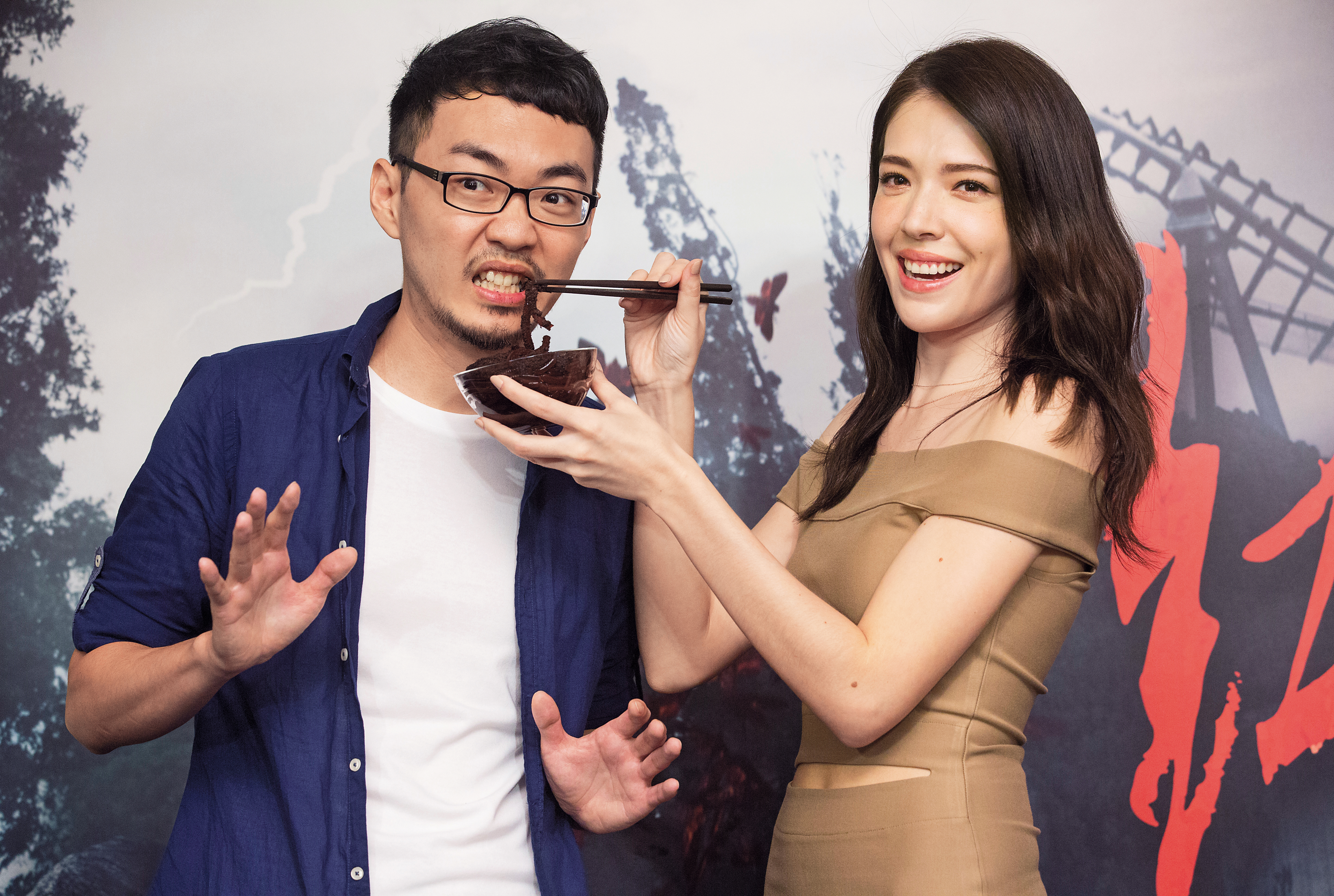 許瑋甯（右）連拍3部程偉豪電影，可說是御用女主角，兩人默契十足，彼此欣賞，可惜只是哥兒們情誼。