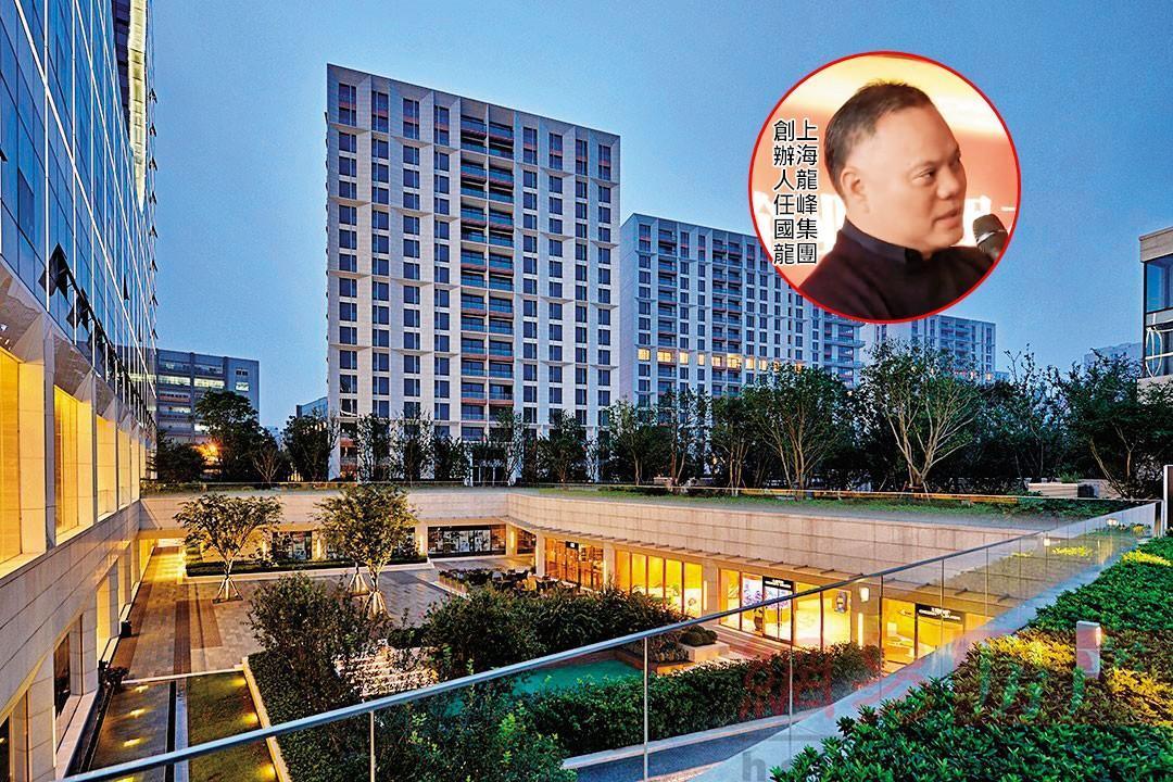 「古北壹號」豪宅相當豪奢，緊鄰上海虹橋高爾夫球場，擁有無敵景觀。（翻攝自網易房產）。紅圈者為上海龍峰集團創辦人任國龍，他涉嫌與台商鄭文逸聯手炒作大同股票，也因「古北壹號」開發糾紛，遭控坑殺台商。