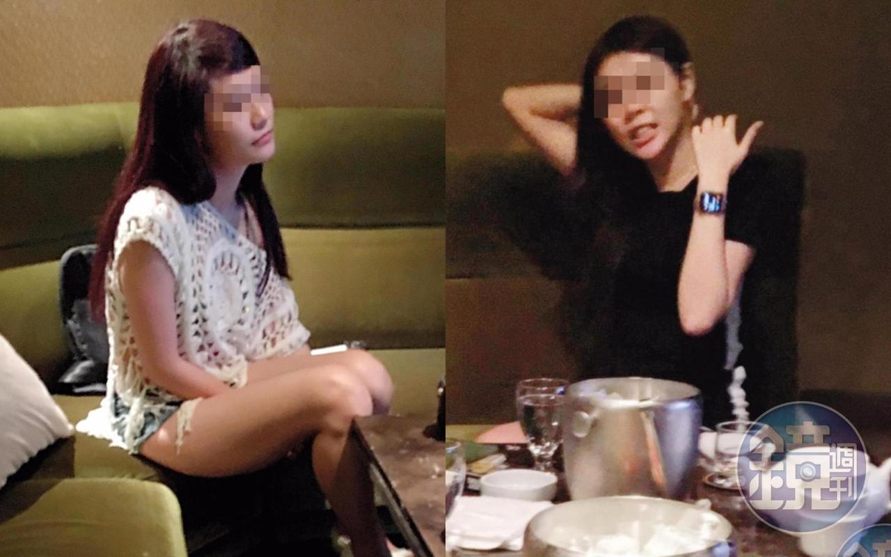 陪陳致中進招待所的女子KiKi和Lena,專做出國伴遊,平常很難見到本尊,除非提早預約。