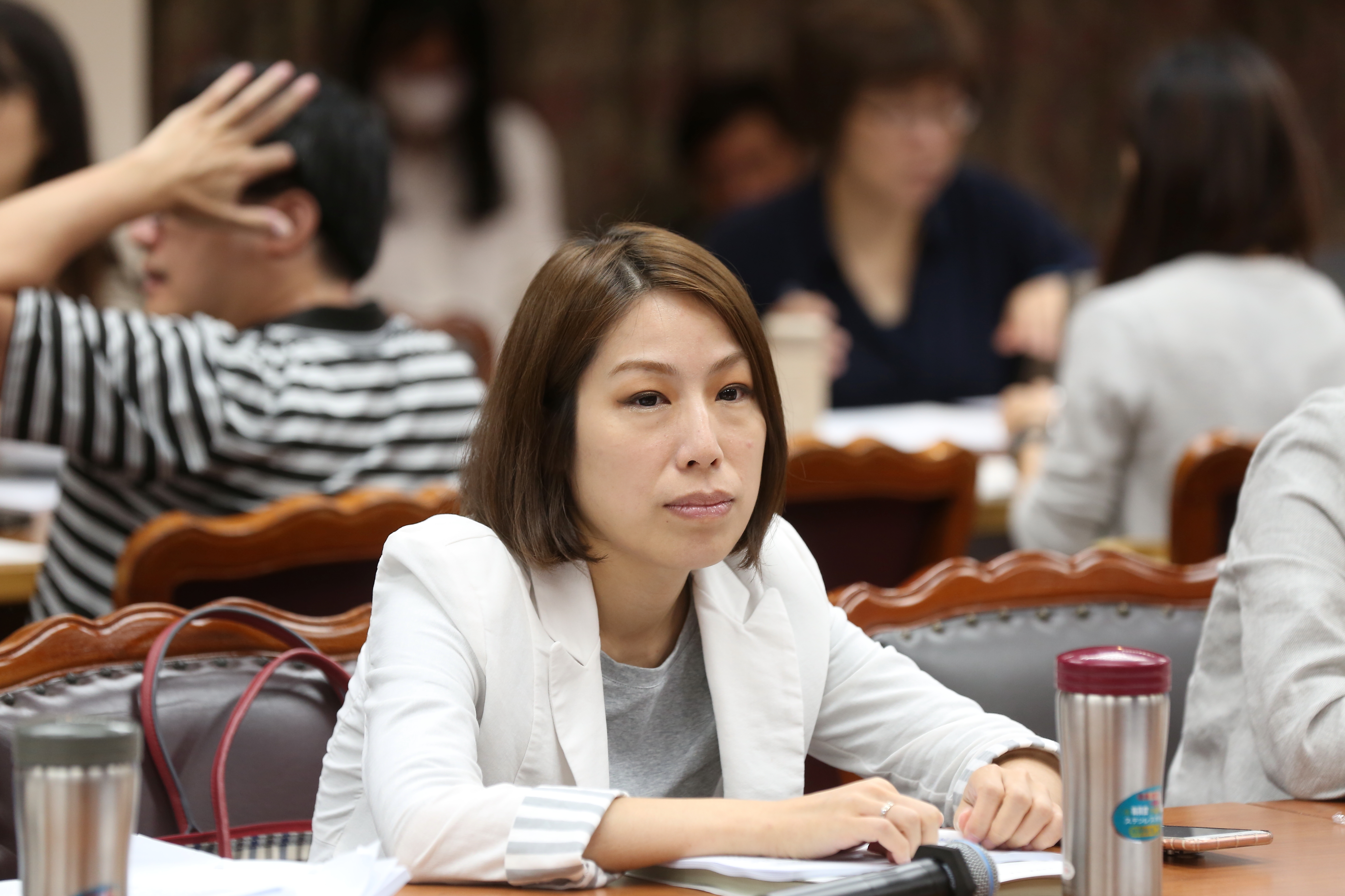 民進黨立委余宛如誤投自己，導致烏龍廢票。