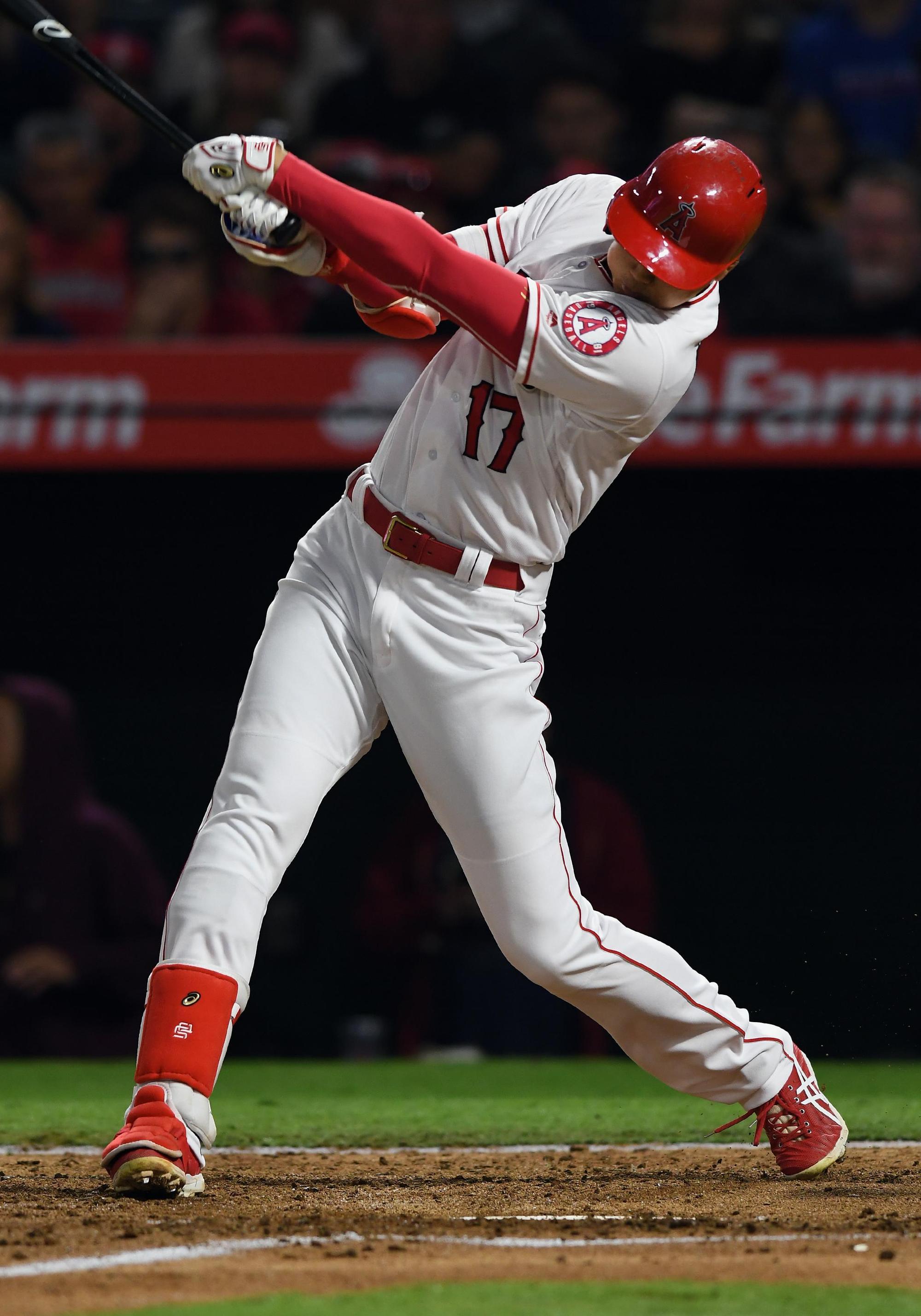 大谷翔平本季已累積22支全壘打,加上此役追平安打,讓他打擊率上升至0.283。(東方IC)