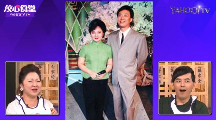 白冰冰回憶起和費玉清的開心往事，忍不住笑開懷。（佼心食堂提供）
