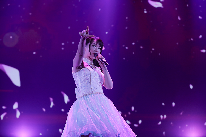 水樹奈奈在台北舉辦演唱會，吸引超過4,500名粉絲捧場。（華納唱片提供）