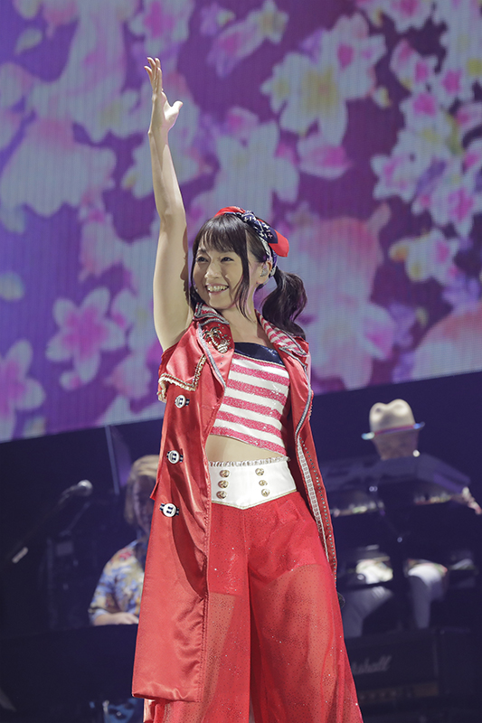 水樹奈奈非常想念台灣粉絲，用中文大喊：「我很幸福！」（華納唱片提供）
