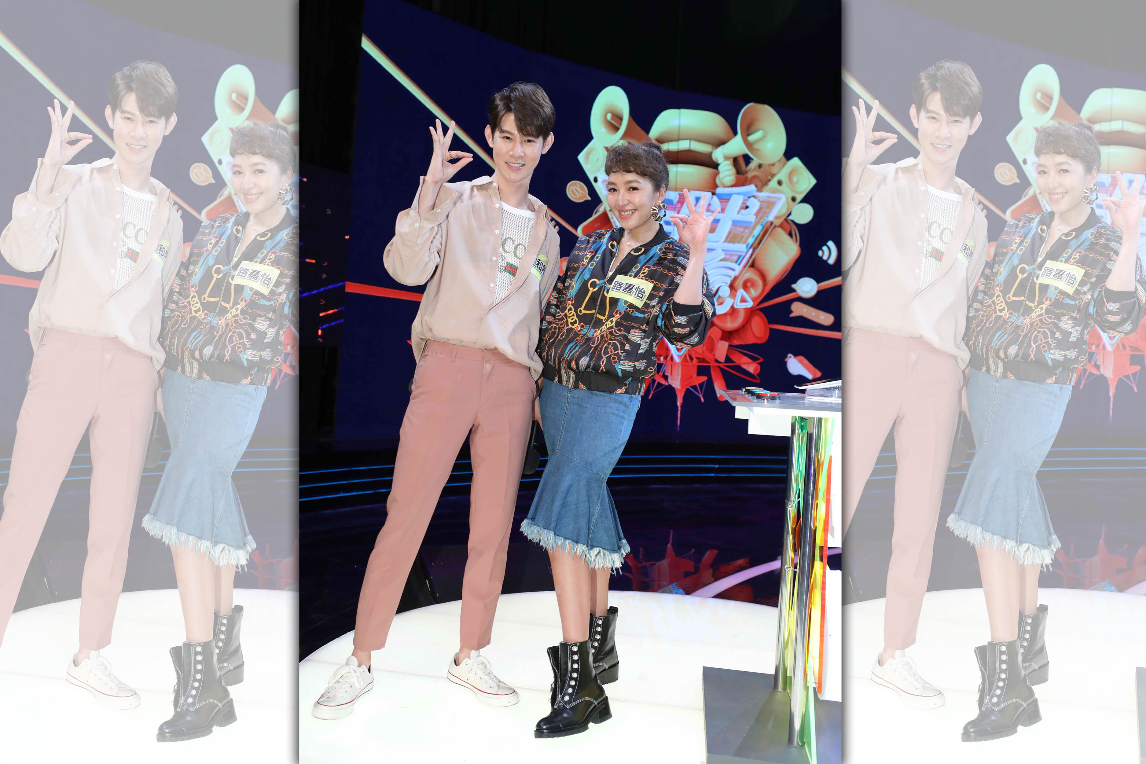 路嘉怡（右）與夏和熙都反對流浪狗在收容中心12 天後還沒有人認養就要被安樂死的措施。（公視提供）