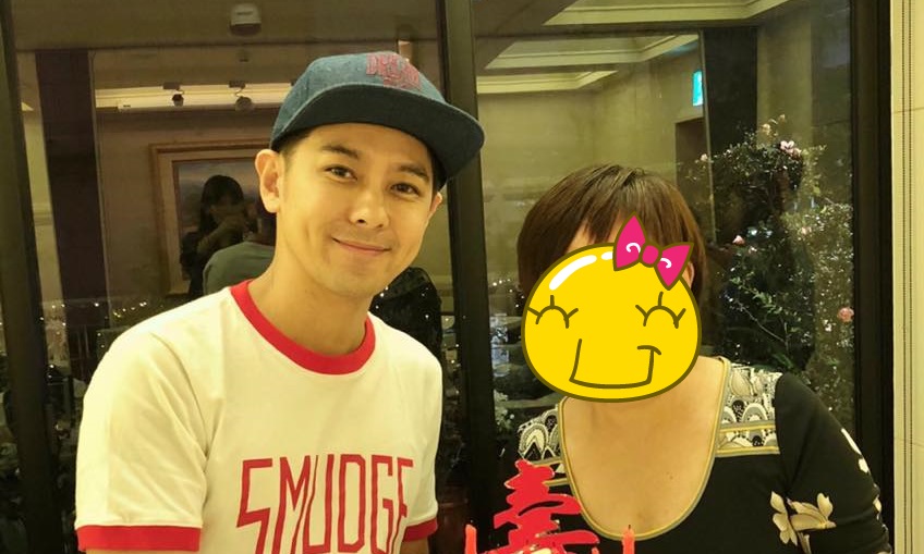 「不老男神」林志穎為68歲的母親慶生，兩人合照讓網友驚嘆不老基因太強。（翻攝林志穎臉書）