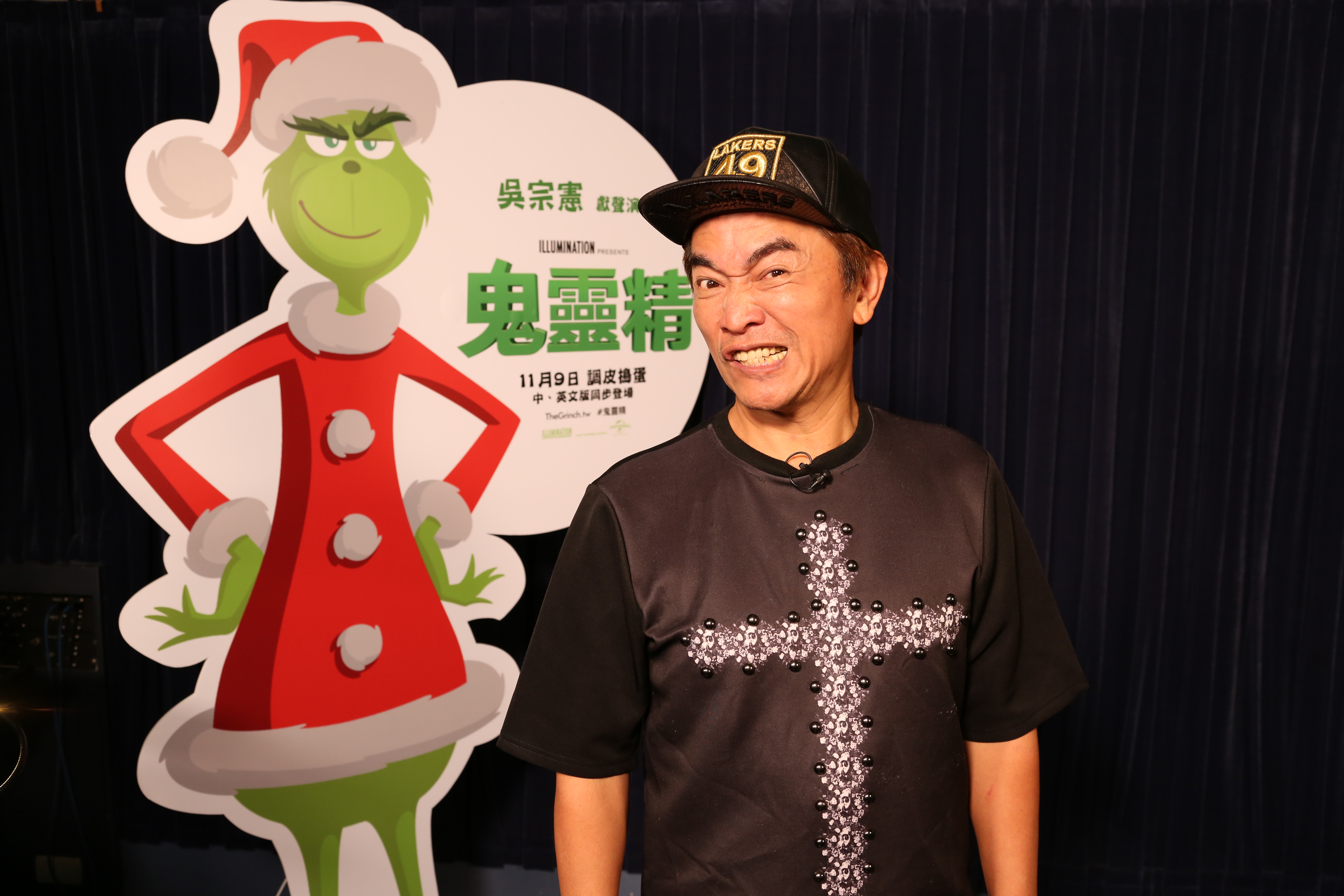 綜藝天王吳宗憲相隔10年終於再度開口替動畫片配音，《鬼靈精》飾演憤世嫉俗、討厭熱鬧的主角。（UIP提供）